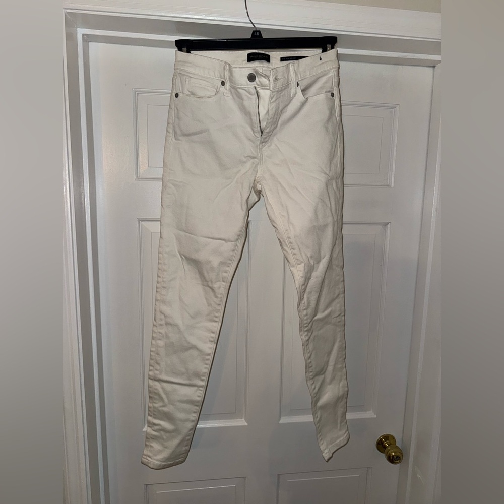 White banana republic skinny jeans